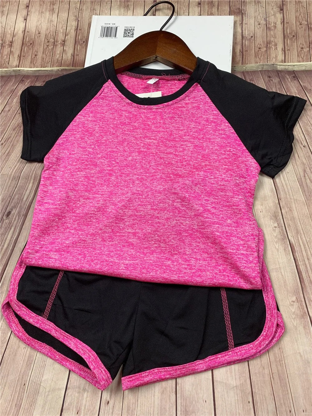 Kids Activewear T-shirt & Gym Shorts Set