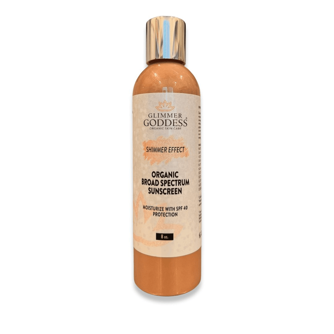 Reef - Safe Sunscreen SPF 40 - Glimmer Goddess Organic Shimmer Lotion - GNS Beauty & Personal Care