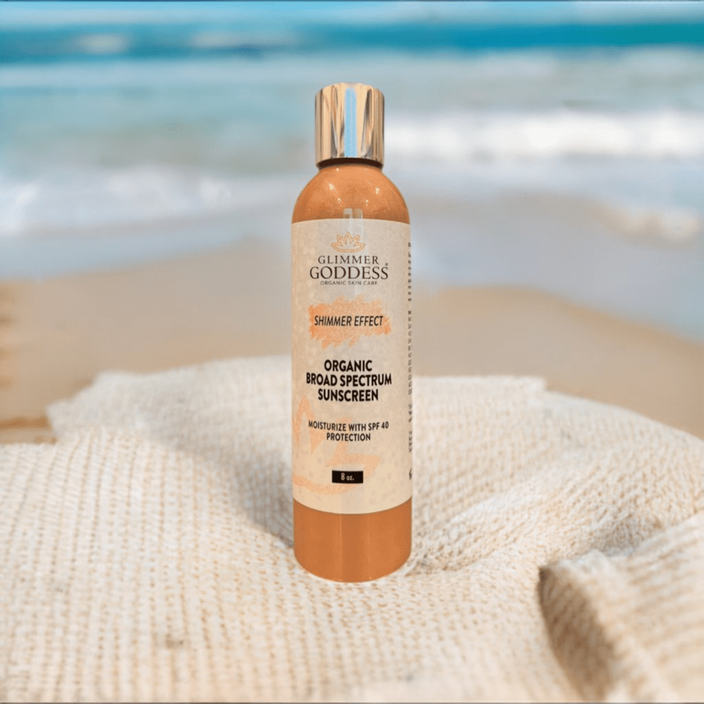 Reef Safe Sunscreen SPF 40 Shimmer Lotion by Glimmer Goddess - GNS Beauty & Personal Care