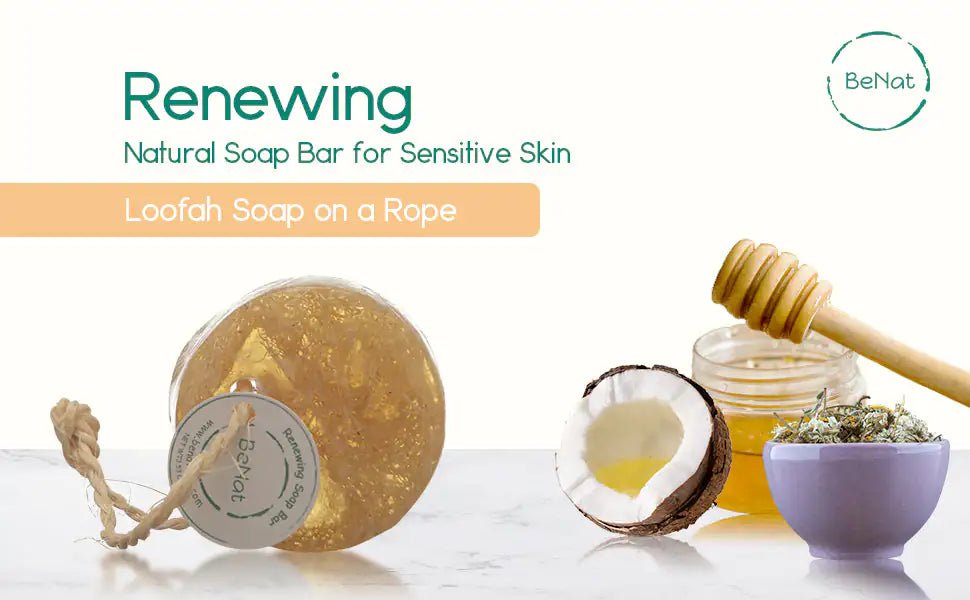 Renewing Soap Bar – Chamomile, Honey & Coconut Oil for Calm, Hydrated Skin - GNS Beauty & Personal Care