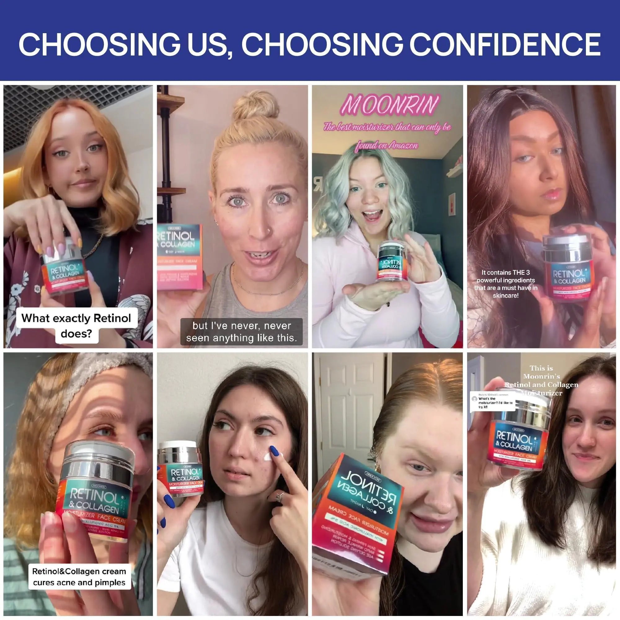 Retinol Cream for Face Collagen Retinol Moisturizer with Hyaluronic Acid 1.8 Oz - GNS Beauty & Personal Care