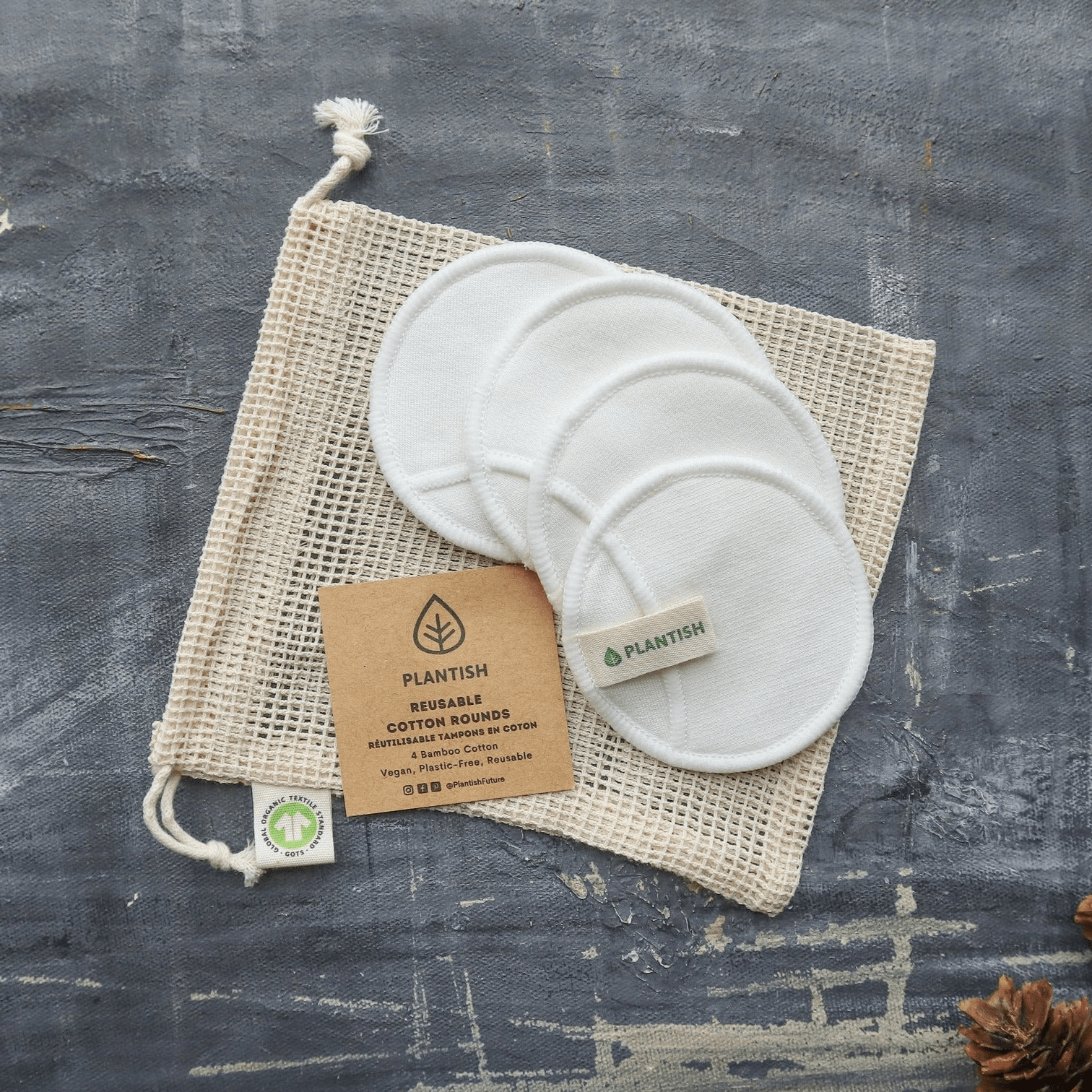 Reusable Cotton Rounds (100% Cotton) - GNS Beauty & Personal Care