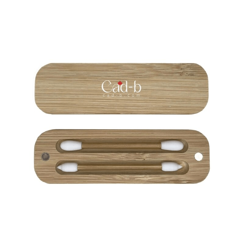 🌱 Reusable Makeup Swabs – Eco - Friendly Dual Tip with Bamboo Case - GNS Beauty & Personal Care