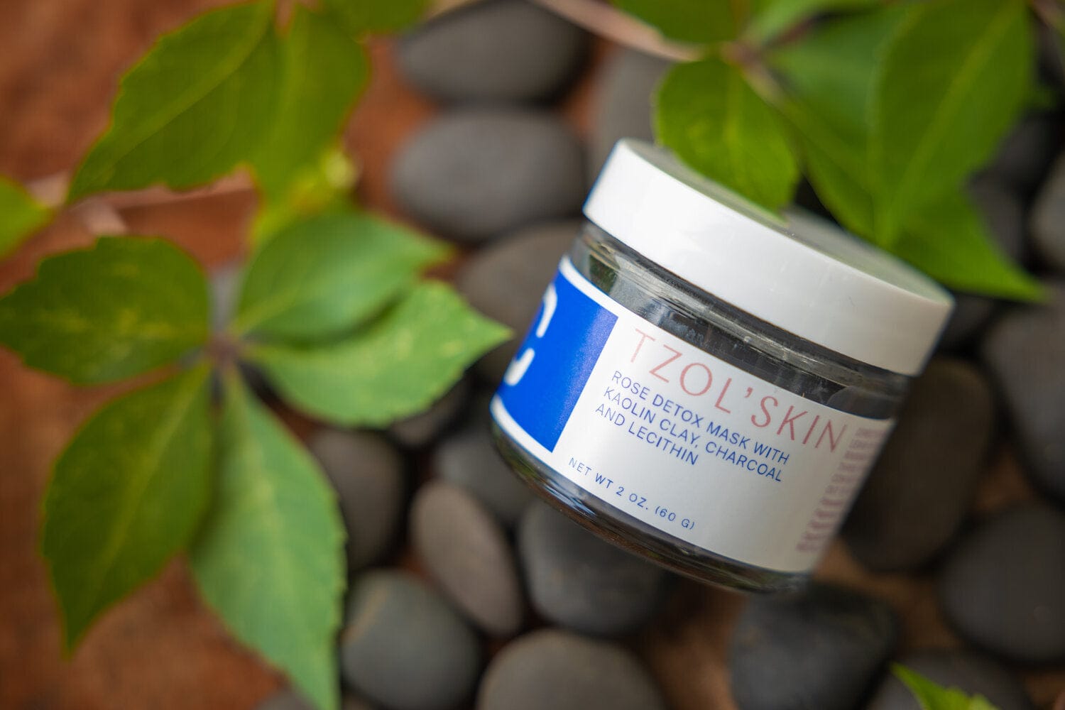 Rose Detox Mask with Kaolin Clay, Charcoal, & Lecithin - GNS Beauty & Personal Care