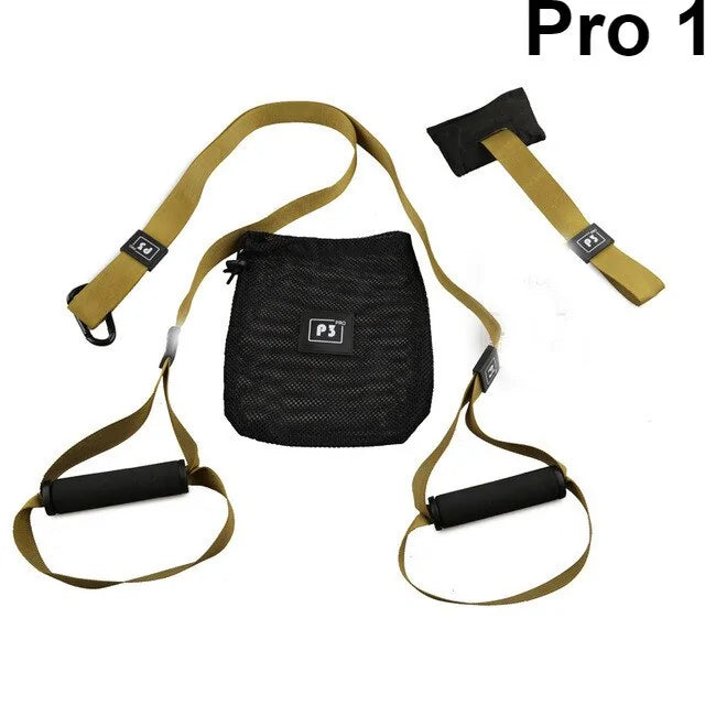 Adjustable Fitness Bands Set: 1100 lbs Full-Body Workout Companion