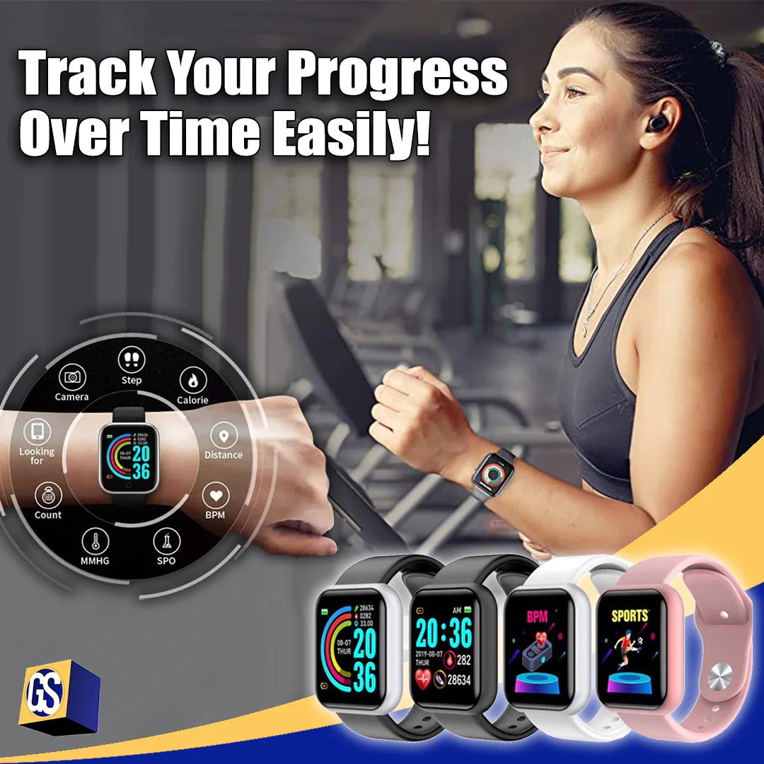 Rugged Waterproof Fitness Smartwatch - Ultimate Adventure Companion - GNS Beauty & Personal Care