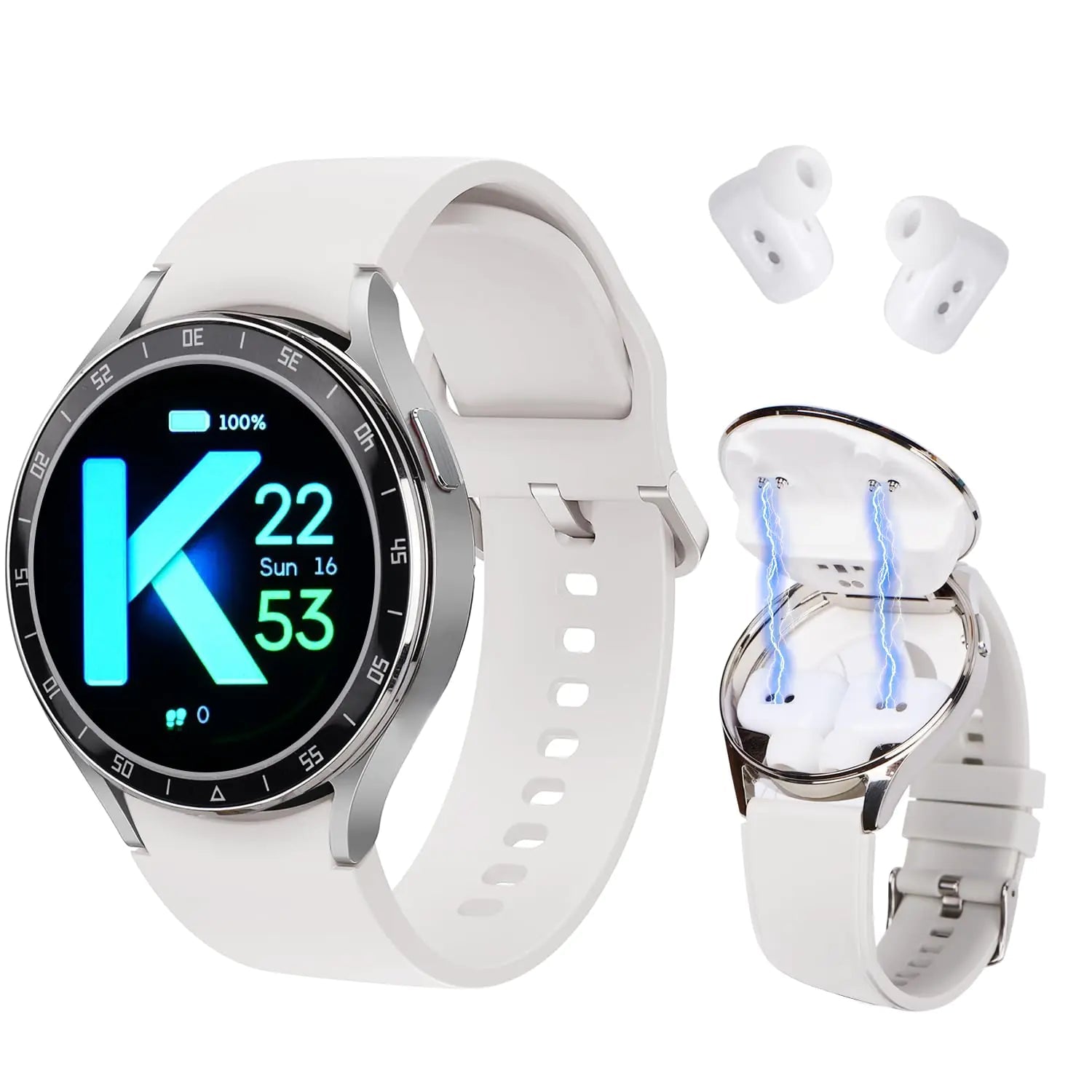 SEMAIZON 2 - in - 1 Smart Watch with Bluetooth Earbuds | 1.39" IPS Display & IP67 Waterproof - GNS Beauty & Personal Care