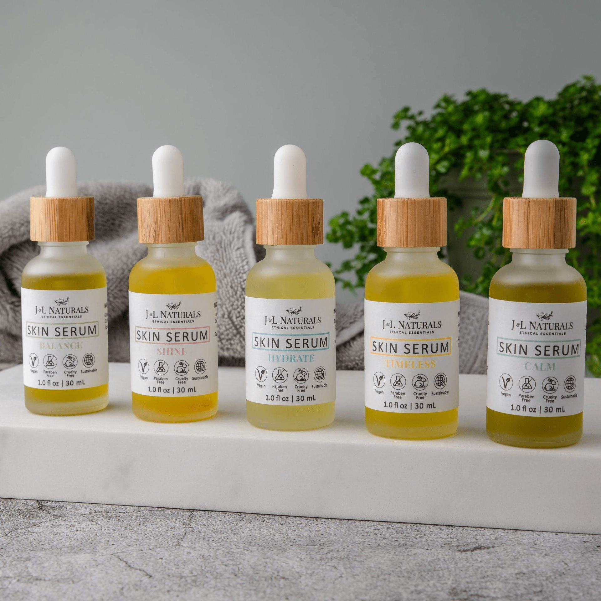 Skin Serum Bundle (5 - Pack) – Plant - Powered Care for Every Skin Type - GNS Beauty & Personal Care