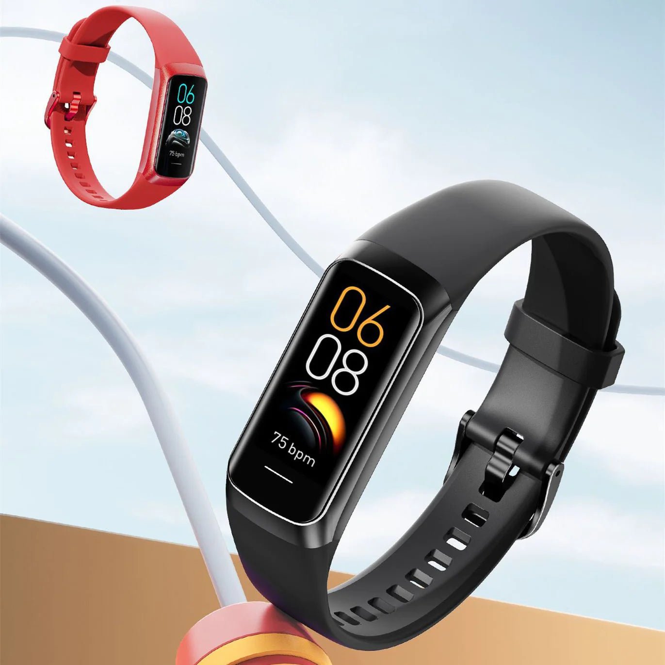 Smart C60 Fitness Smartwatch – Affordable, Stylish & Packed with Health Features - GNS Beauty & Personal Care