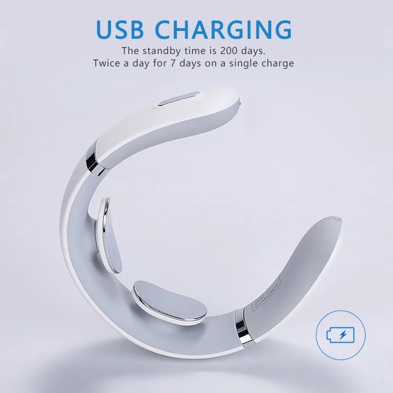 Smart Neck Massager with Adjustable Heat and Wireless Design - GNS Beauty & Personal Care