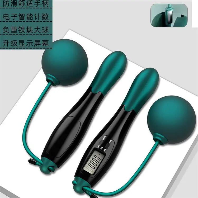 Smart Wireless Jump Rope with Weighted Ball & Counter - Electronic Fitness Rope - GNS Beauty & Personal Care