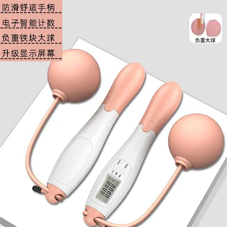 Smart Wireless Jump Rope with Weighted Ball & Counter - Electronic Fitness Rope - GNS Beauty & Personal Care