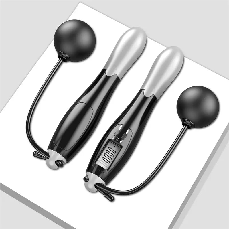 Smart Wireless Jump Rope with Weighted Ball & Counter - Electronic Fitness Rope - GNS Beauty & Personal Care