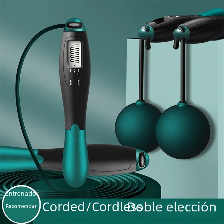 Smart Wireless Jump Rope with Weighted Ball & Counter - Electronic Fitness Rope - GNS Beauty & Personal Care