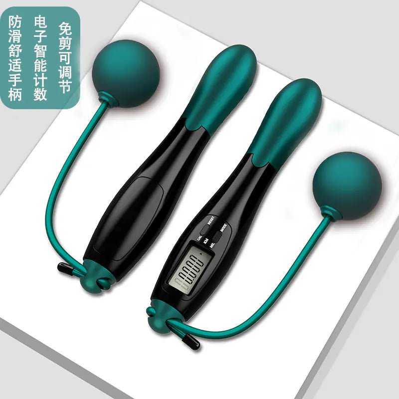 Smart Wireless Jump Rope with Weighted Ball & Counter - Electronic Fitness Rope - GNS Beauty & Personal Care