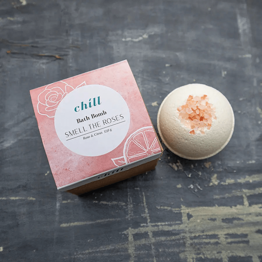 Smell the Roses Natural Bath Bomb – Rose & Citrus - GNS Beauty & Personal Care