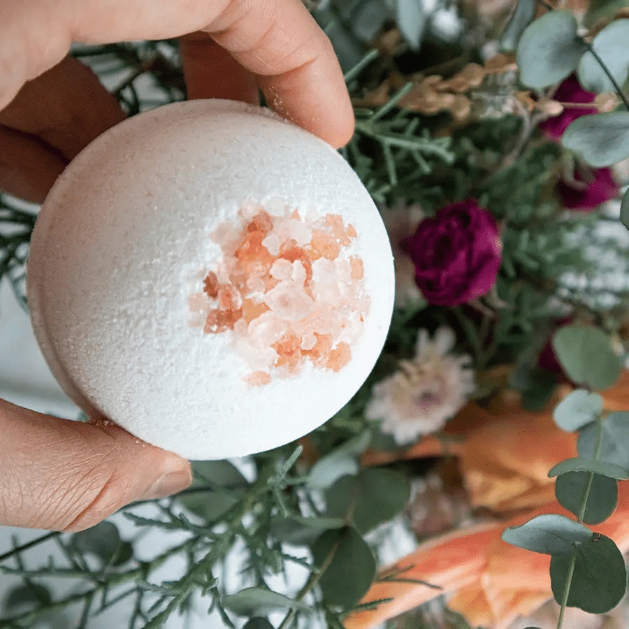 Smell the Roses Natural Bath Bomb – Rose & Citrus - GNS Beauty & Personal Care