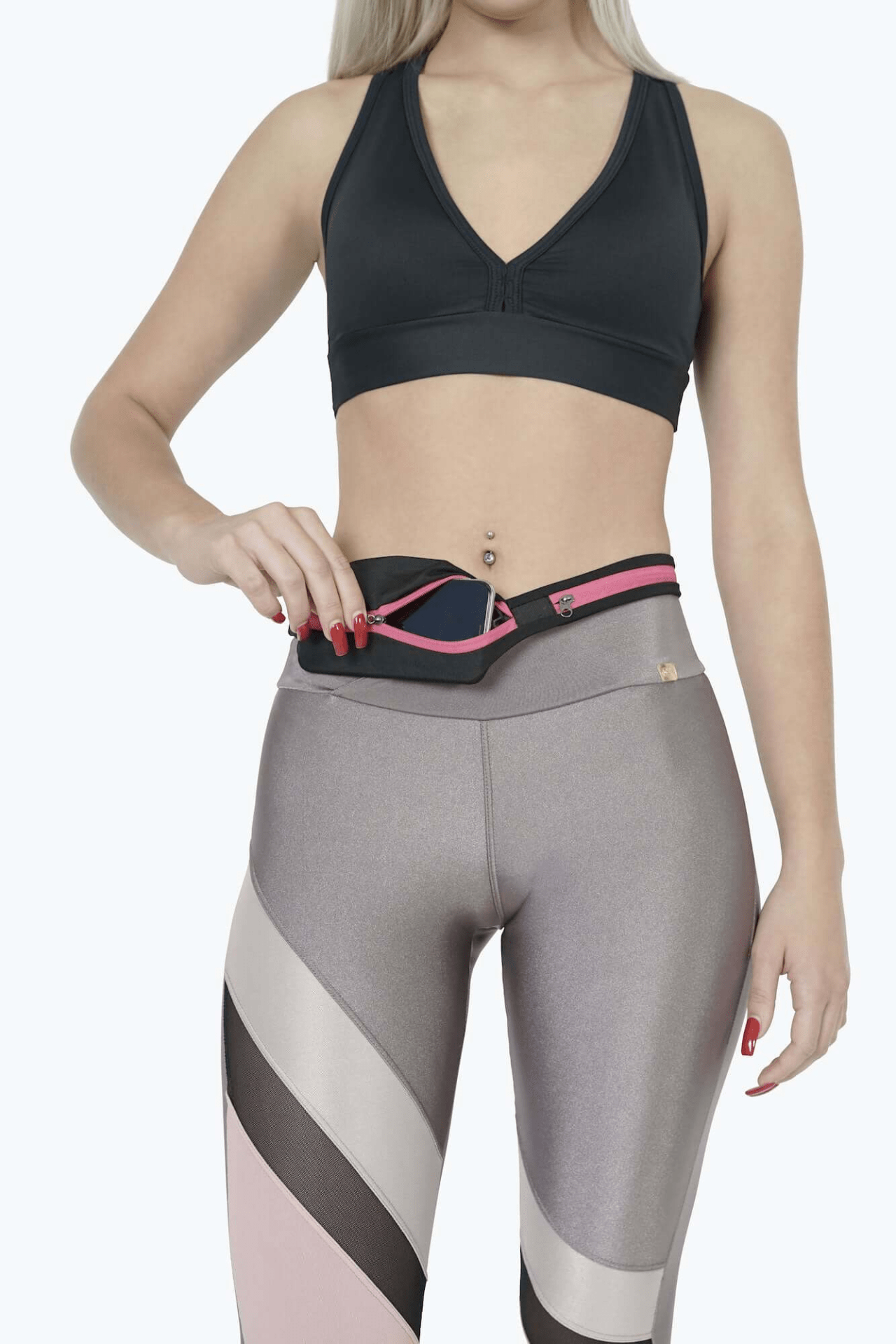 Stride Dual Pocket Running Belt and Travel Fanny Pack for All Outdoor Sports - GNS Beauty & Personal Care