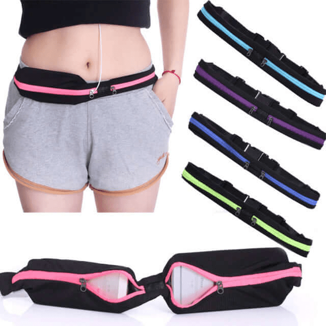 Stride Dual Pocket Running Belt and Travel Fanny Pack for All Outdoor Sports - GNS Beauty & Personal Care