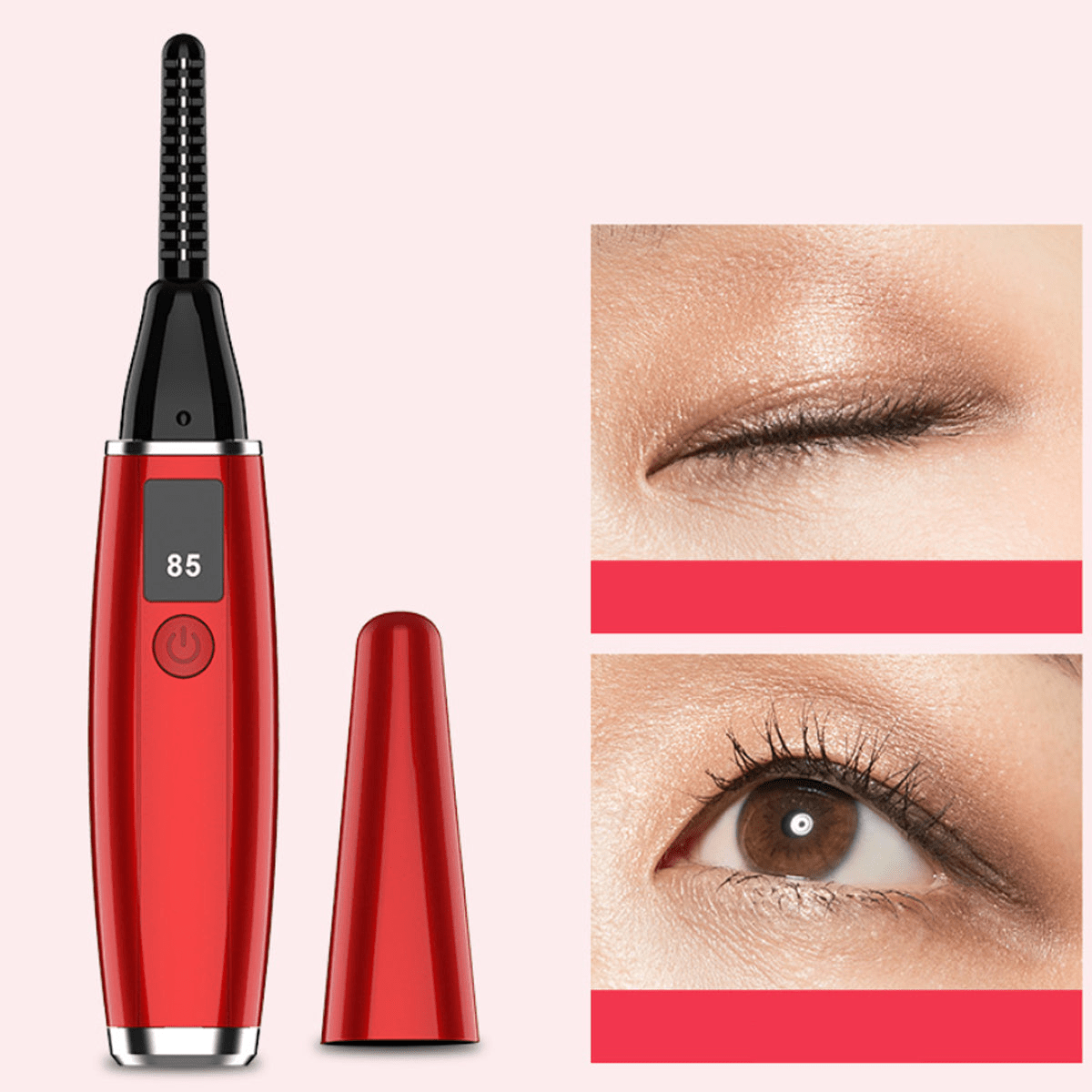 SweetEyes Heated Eyelash Curler Kit with Portable Wand - GNS Beauty & Personal Care