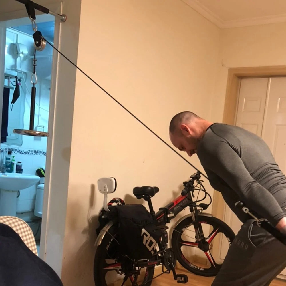 DIY Cable Fitness Equipment - Home Pulley System