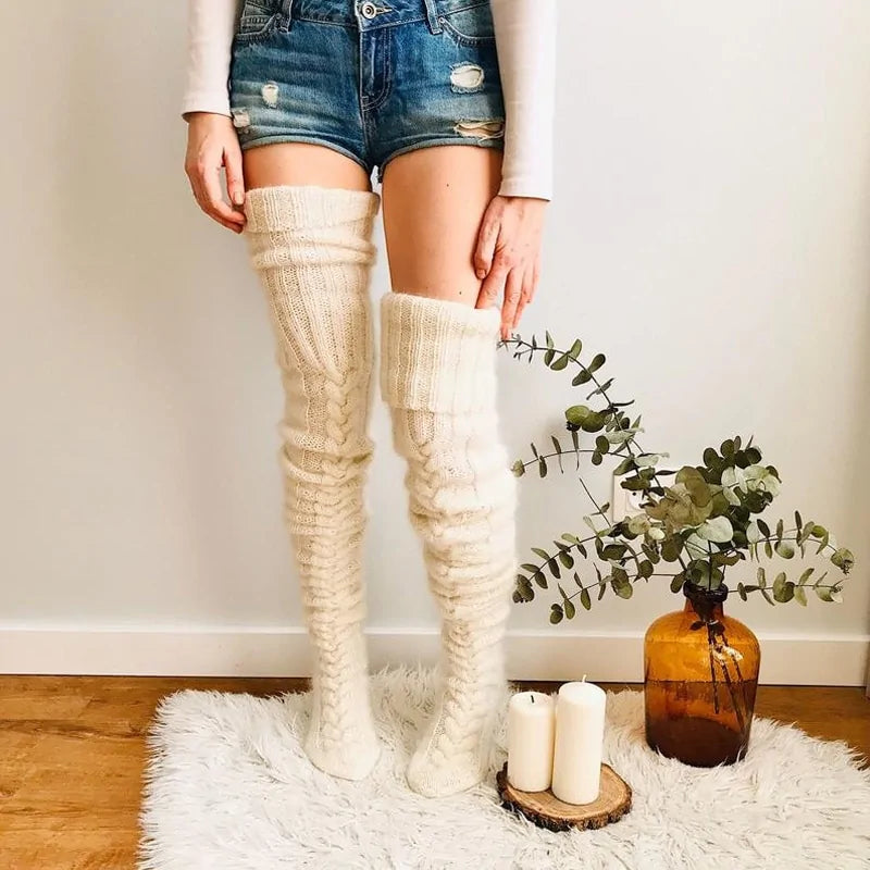 Cozy Warm Winter Knee Socks - Soft, Stylish & Comfortable