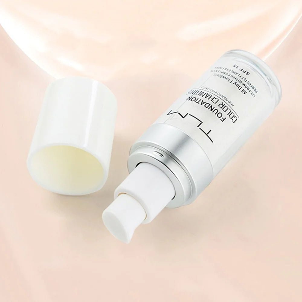 TLM Color Changing Foundation - Self - Adjusting Liquid Makeup with SPF 15 - GNS Beauty & Personal Care