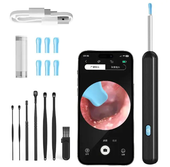 Wireless LED Ear Wax Remover with HD Camera