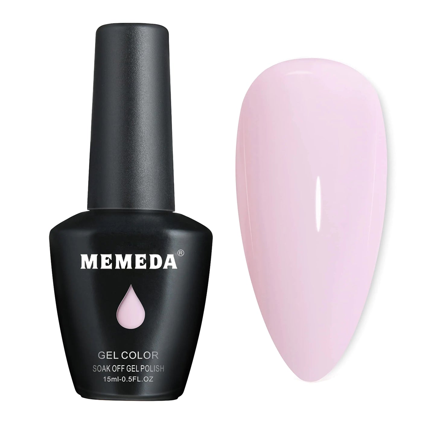 MEMEDA Milky White Nude Gel Nail Polish