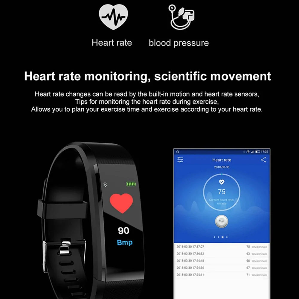 Affordable Smart Fitness Bracelet with Health Tracking