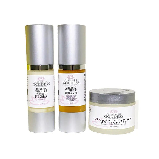 3-Step Anti-Aging Serum Kit - Vitamin C & Peptides