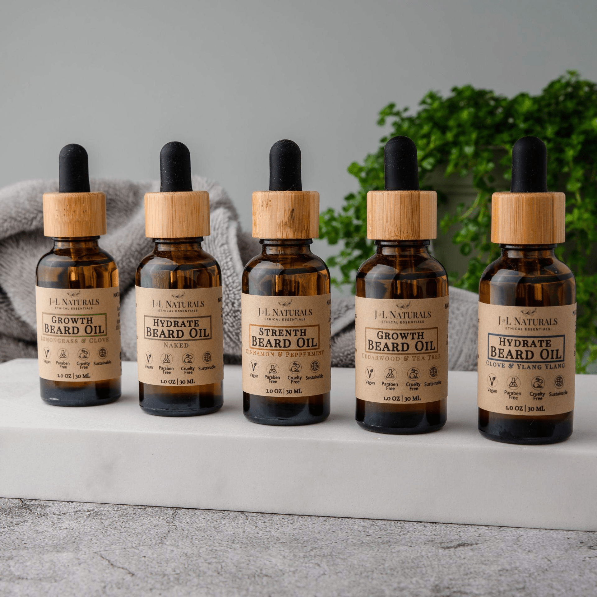 Ultimate Beard Growth Oil Set - Best Beard Oil for Fuller, Healthier Beards - GNS Beauty & Personal Care