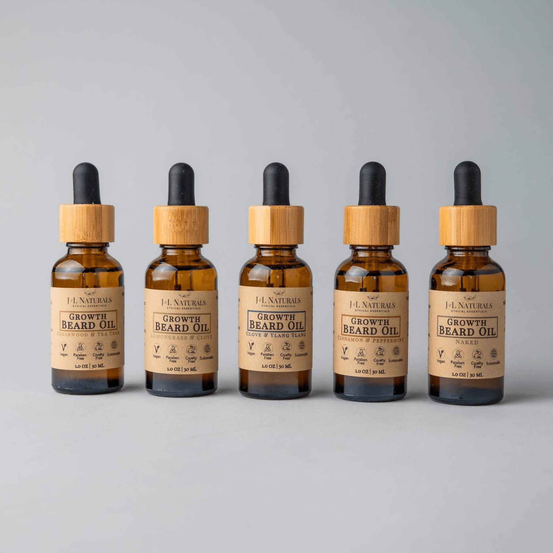 Ultimate Beard Growth Oil Set - Best Beard Oil for Fuller, Healthier Beards - GNS Beauty & Personal Care
