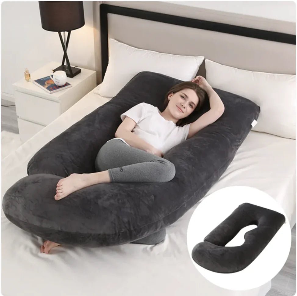 Ultimate J - Shaped Pregnancy Pillow for Comfort & Support - GNS Beauty & Personal Care