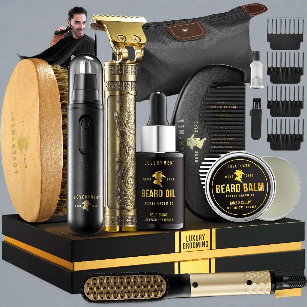 Ultimate Men’s Grooming Beard Kit – The 15 - Piece Luxury & Eco - Conscious Collection - GNS Beauty & Personal Care