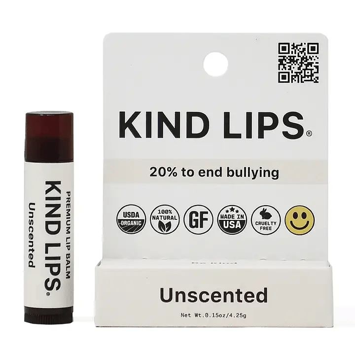 Unscented Organic Lip Balm - Single Hang Pack - GNS Beauty & Personal Care