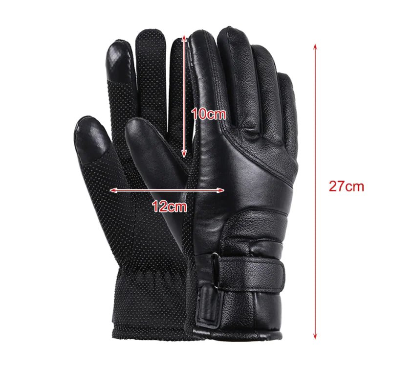 USB Heated Gloves for Winter, Waterproof Touchscreen Thermal Warmers - GNS Beauty & Personal Care