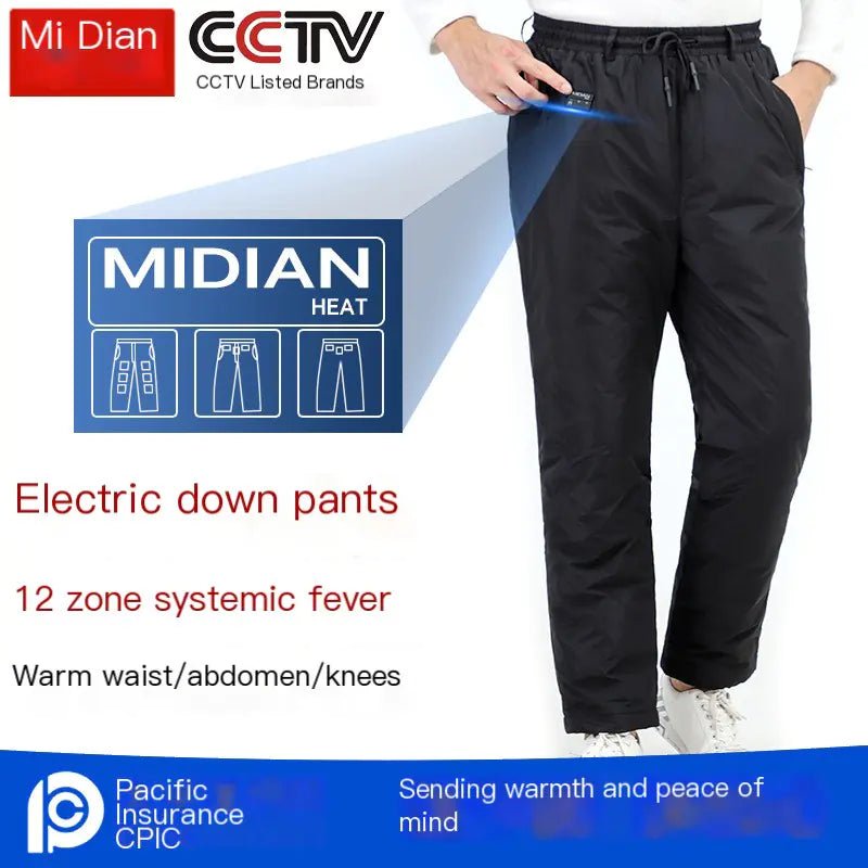 USB Smart Heated Pants for Couples - 12 Zone Winter Warmth - GNS Beauty & Personal Care
