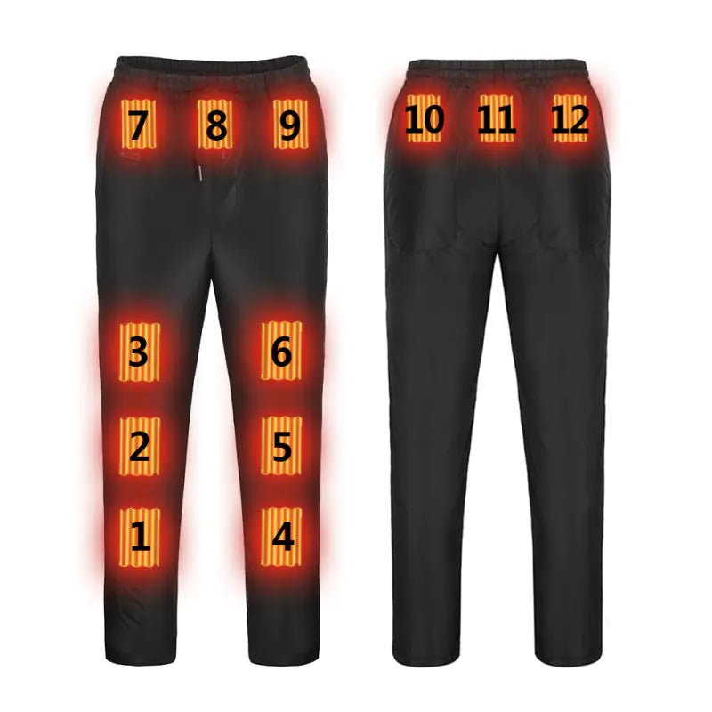 USB Smart Heated Pants for Couples - 12 Zone Winter Warmth - GNS Beauty & Personal Care