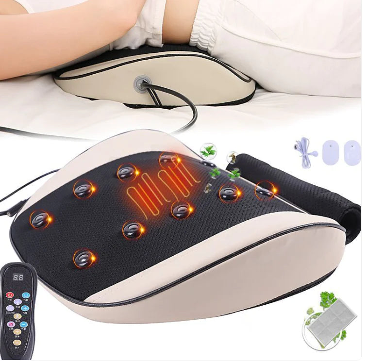 Premium Lumbar Massage Cushion with Heat & Traction