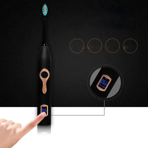 Luxury Smart Sonic LCD Electric Toothbrush