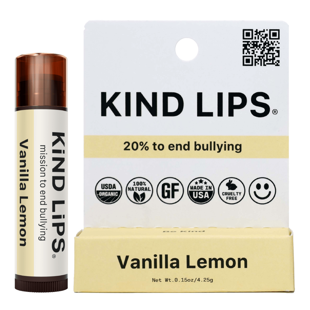 Vanilla Lemon Organic Lip Balm - Single Hang Pack - GNS Beauty & Personal Care