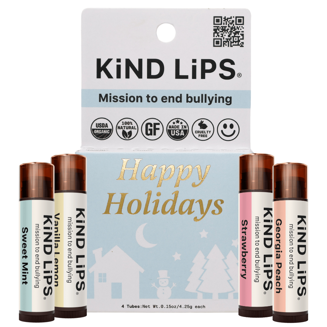 Variety 4 Pack, Stocking Stuffer, Holiday, Organic Lip Balm - GNS Beauty & Personal Care