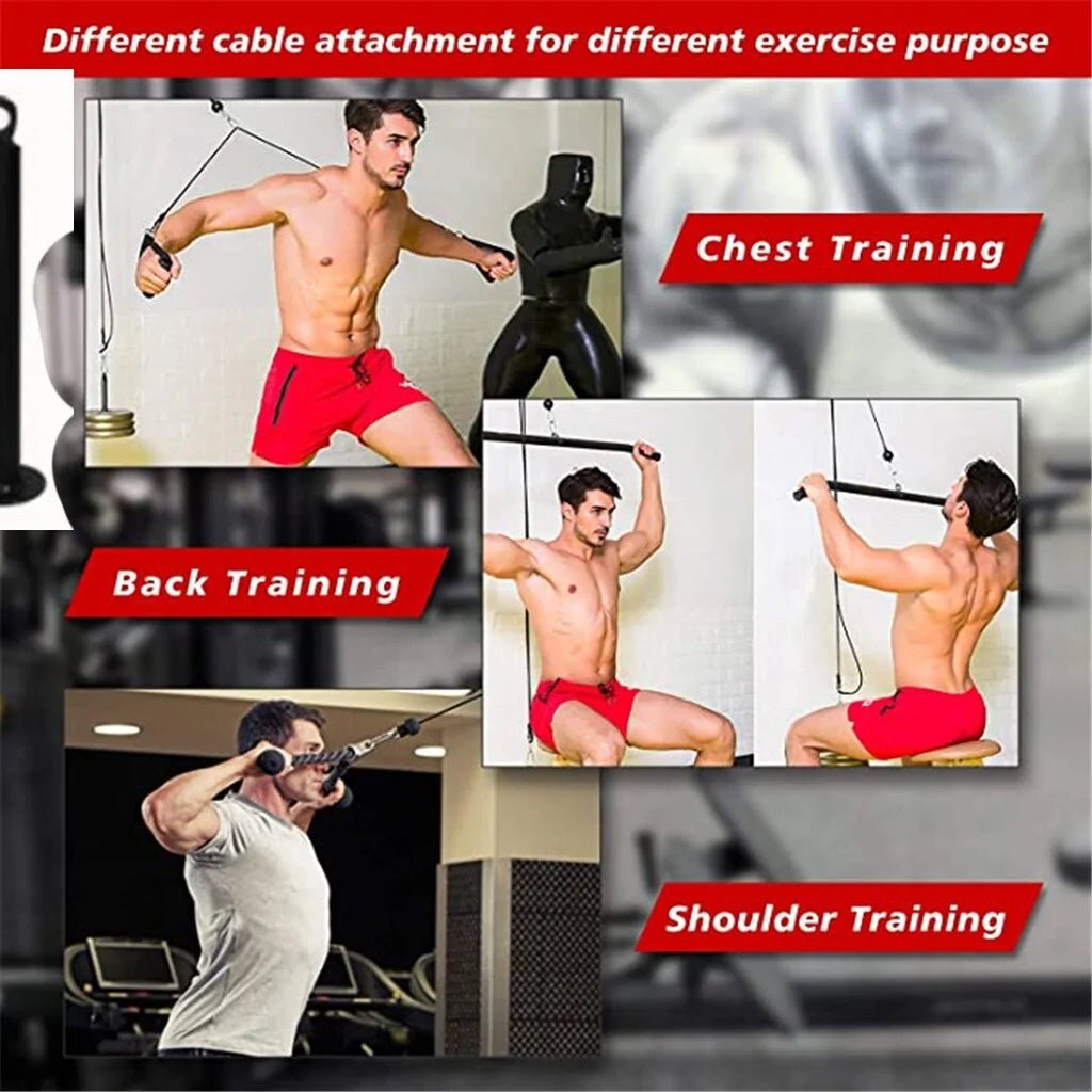 Versatile DIY Pulley Cable Gym Equipment - GNS Beauty & Personal Care