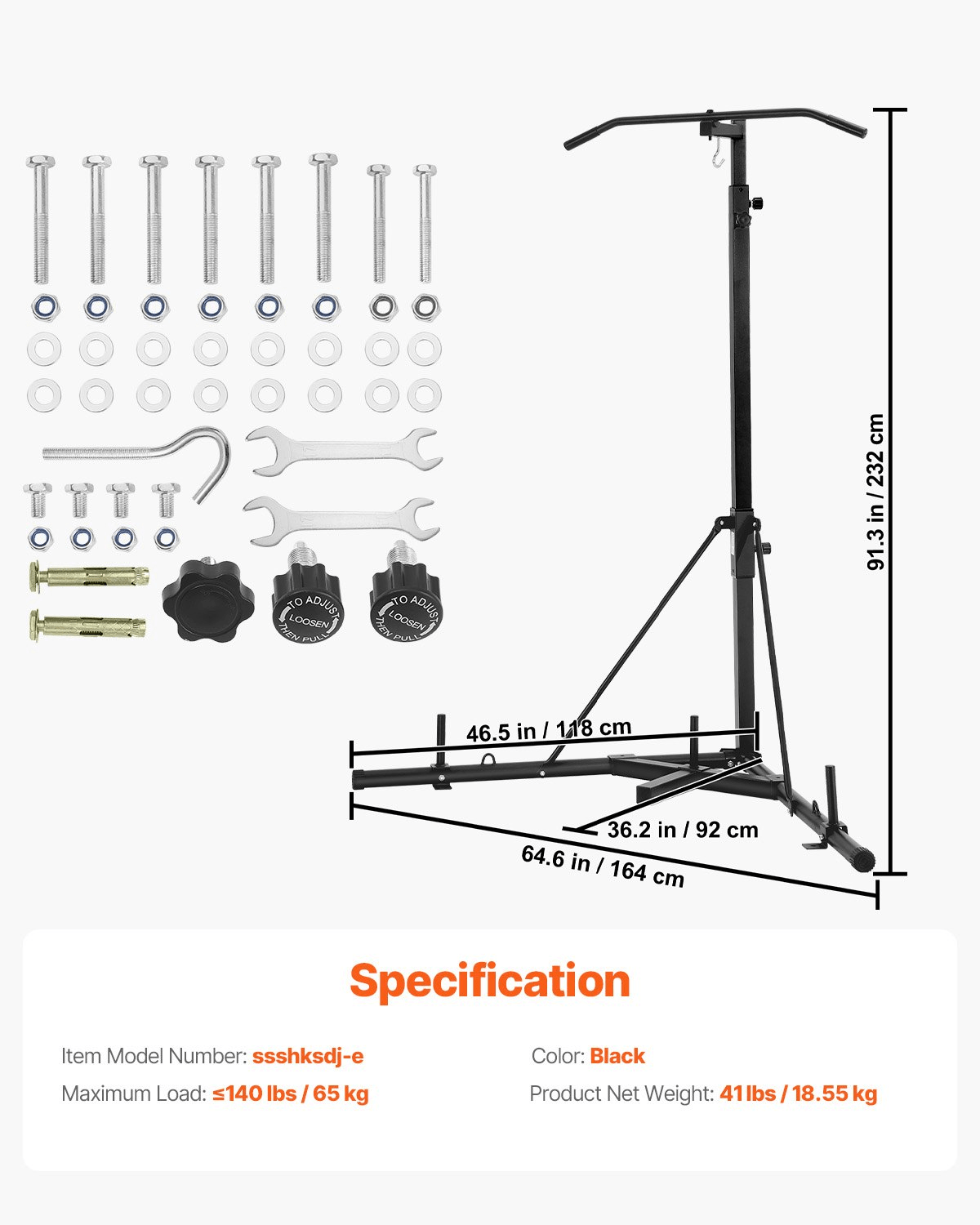 VEVOR 2 - in - 1 Heavy Duty Punching Bag Stand | Steel Frame for Home Boxing & Fitness - GNS Beauty & Personal Care