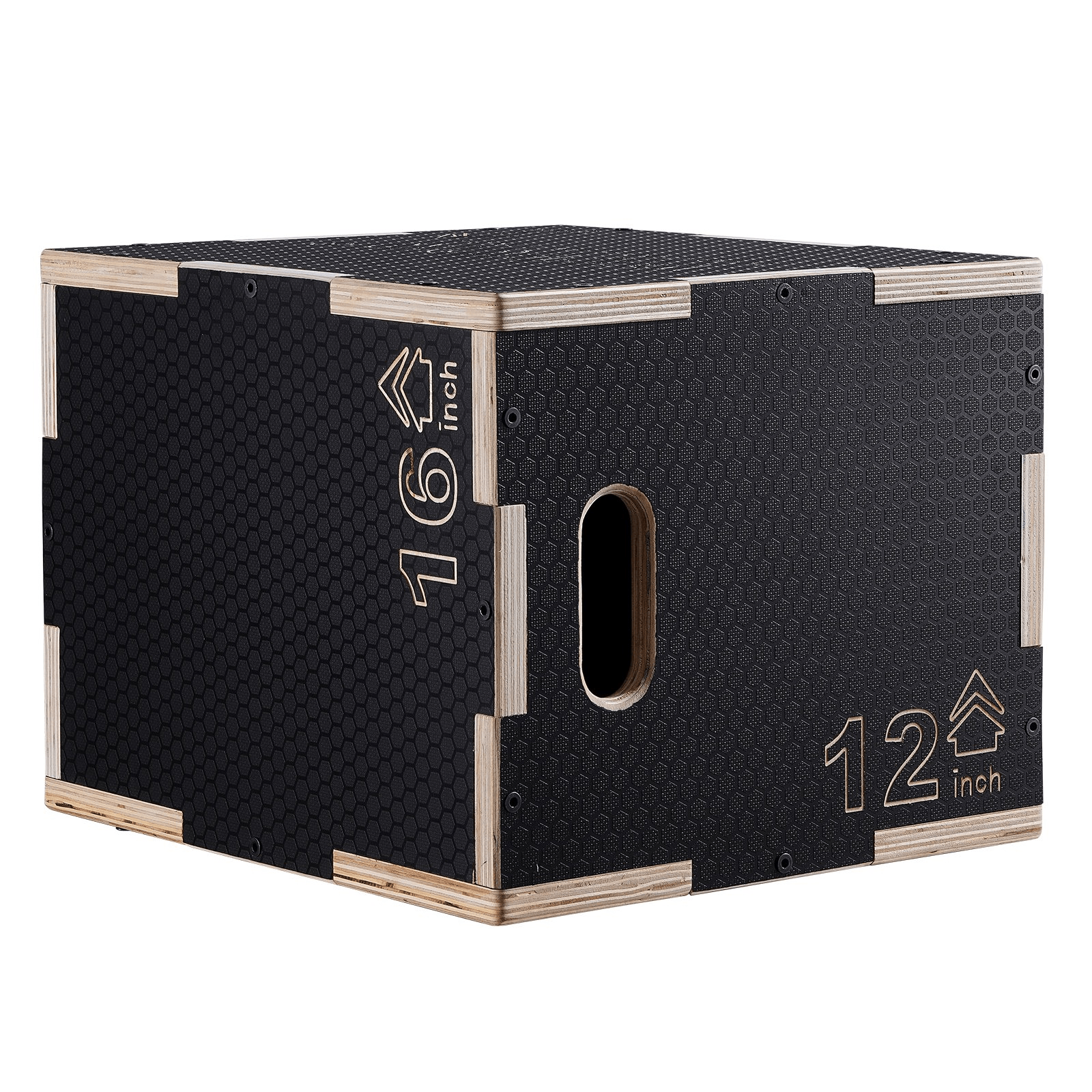 VEVOR 3 - in - 1 Wooden Plyometric Jump Box – Adjustable Training for Strength & Agility - GNS Beauty & Personal Care