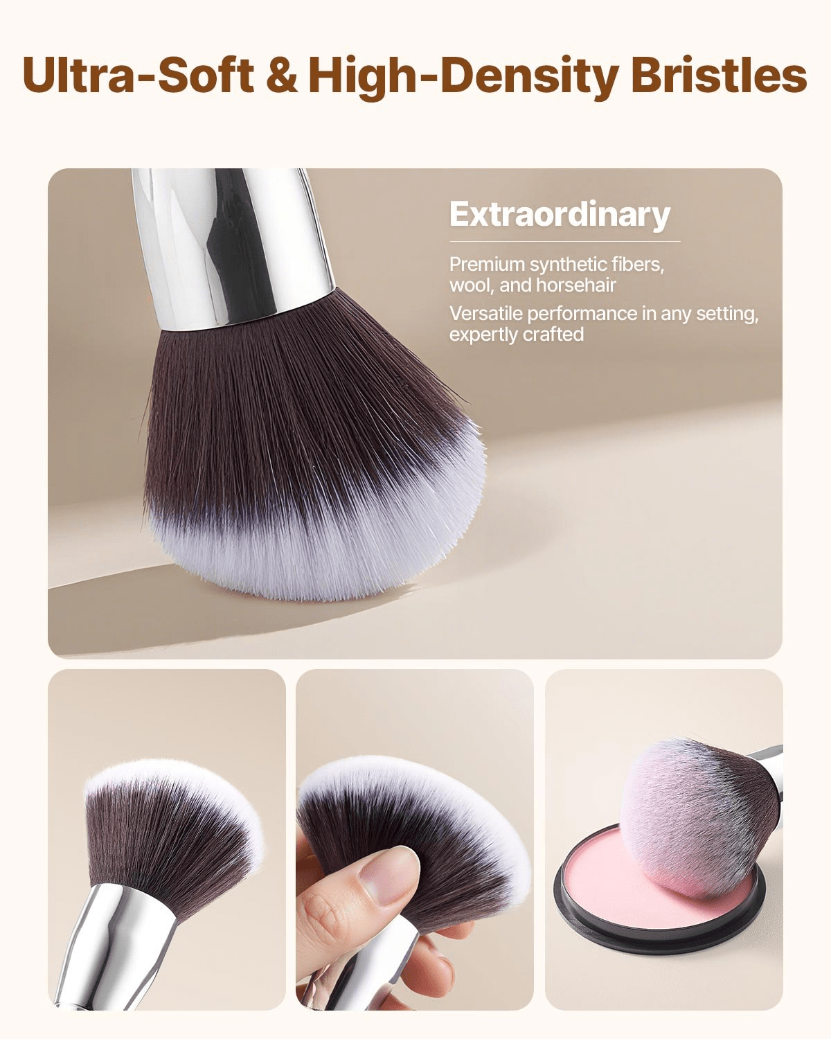🖌️ VEVOR 34 - Piece Makeup Brush Set – Luxe Precision for Every Look - GNS Beauty & Personal Care