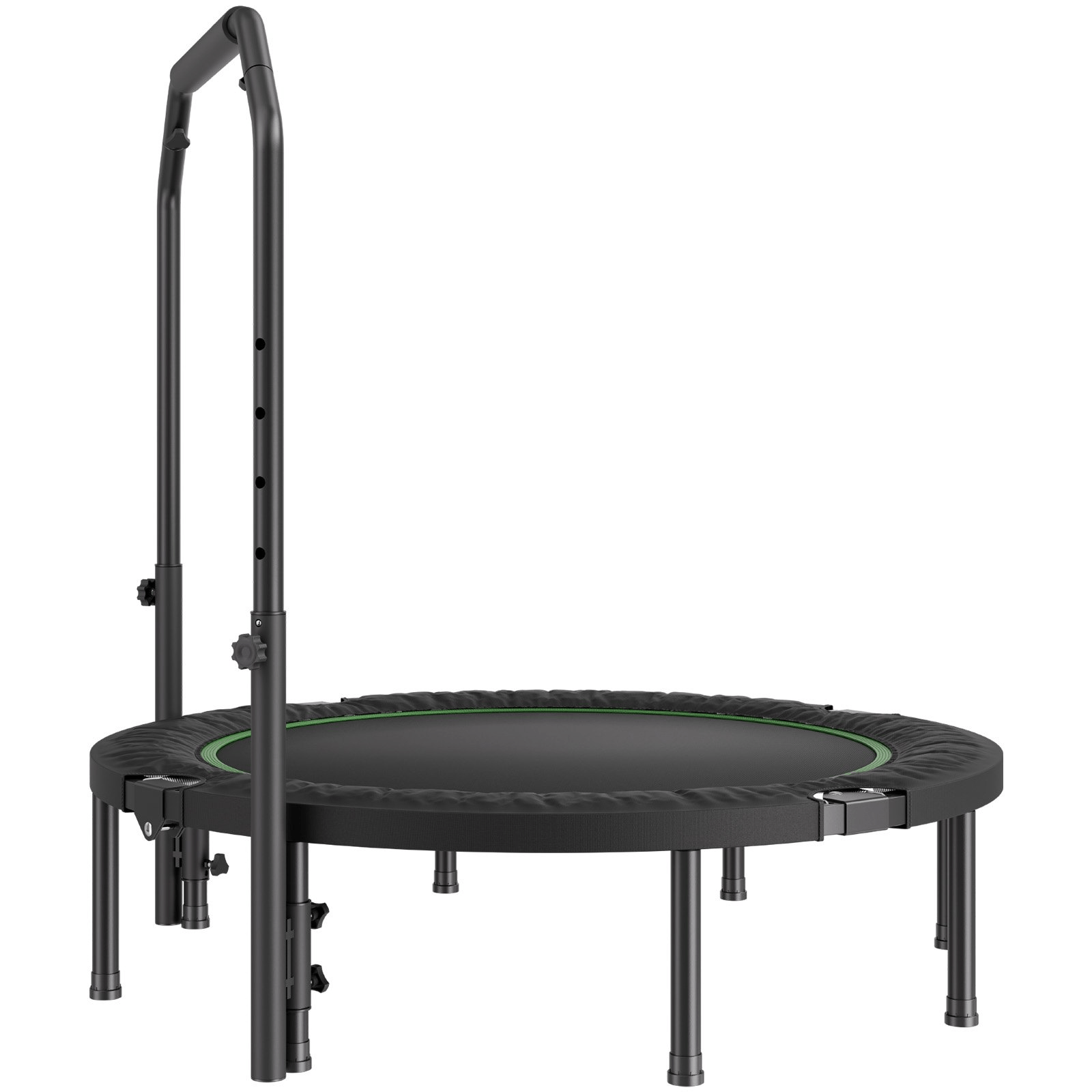 VEVOR 52" Foldable Mini Fitness Trampoline Adults Exercise Rebounder with Handle - GNS Beauty & Personal Care