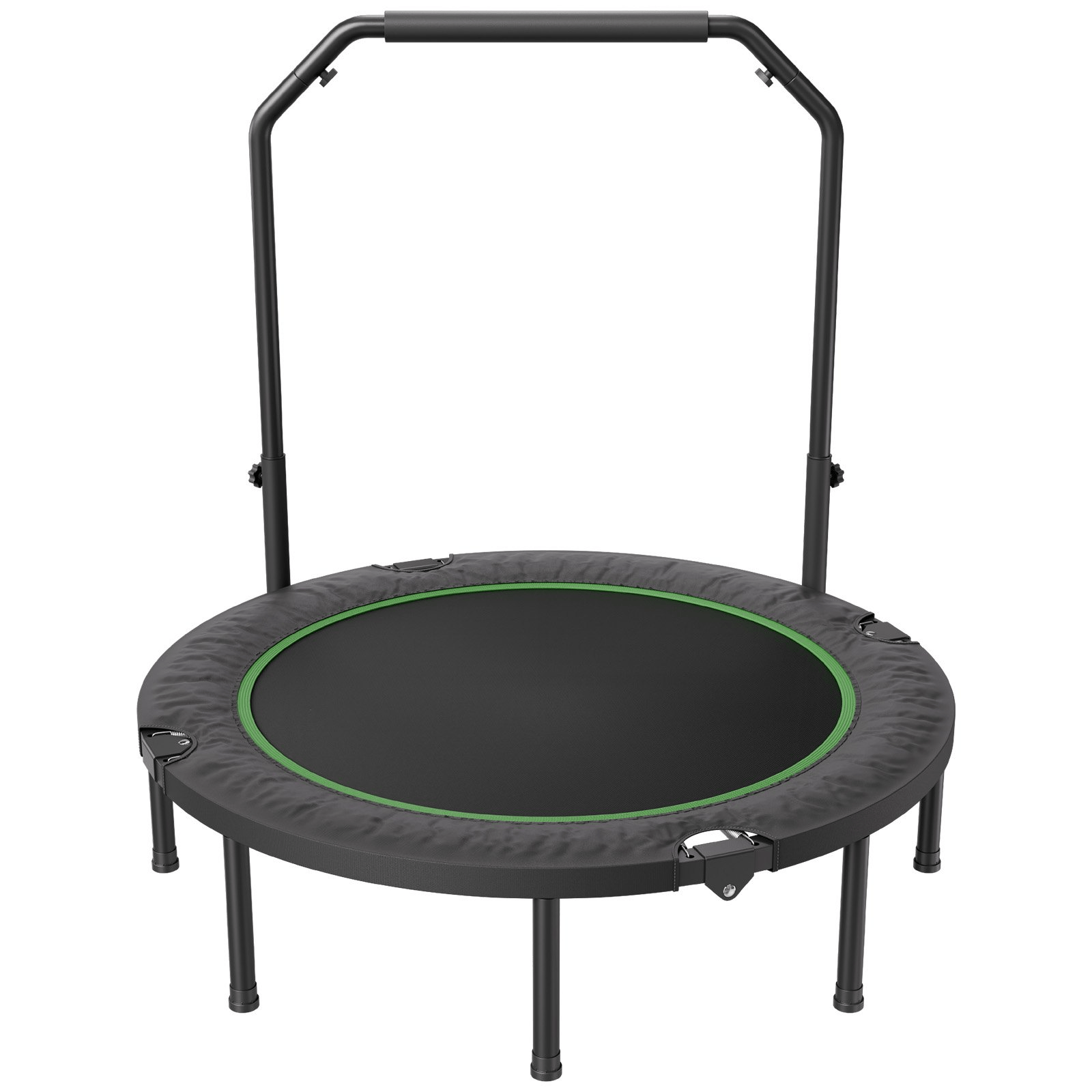 VEVOR 52" Foldable Mini Fitness Trampoline Adults Exercise Rebounder with Handle - GNS Beauty & Personal Care