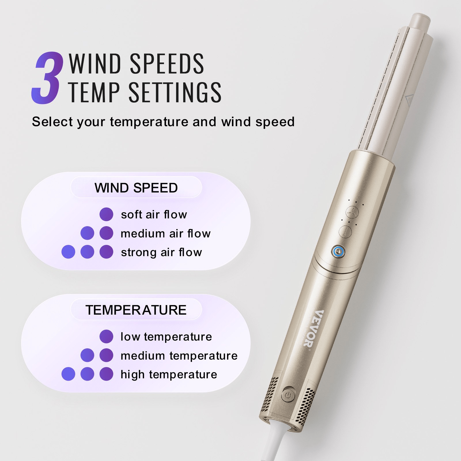 VEVOR 8 - in - 1 Curling Iron Set – Multi - Functional Ceramic Hair Styling Tool - GNS Beauty & Personal Care